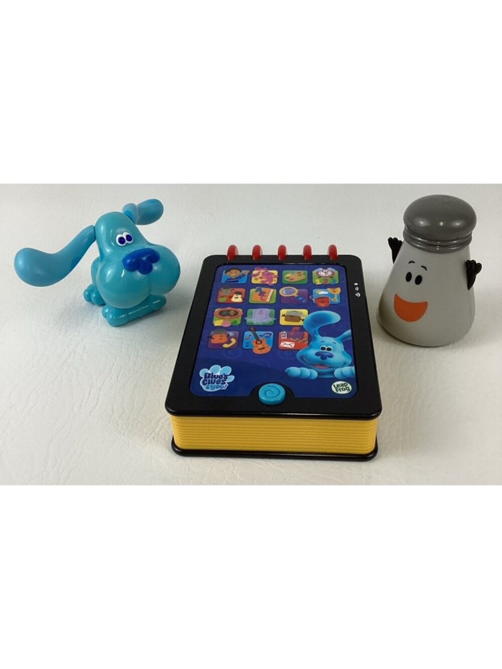 Blue's Clues Handy Dandy Notebook Mrs Pepper Blue Figure Toy Lot Bundle TESTED